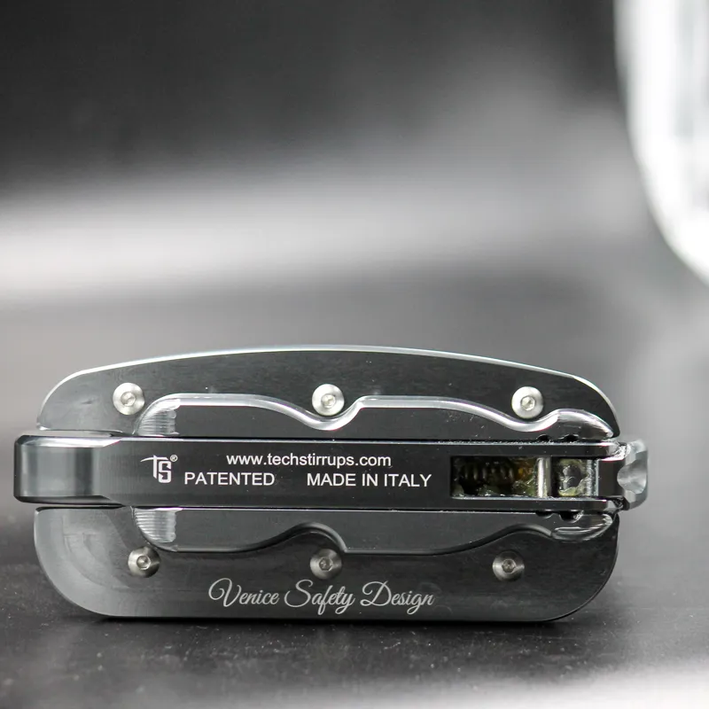 Tech Venice Dressage Sloped Stirrups Titanium-2